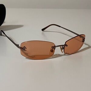 Chanel rimless sunglasses